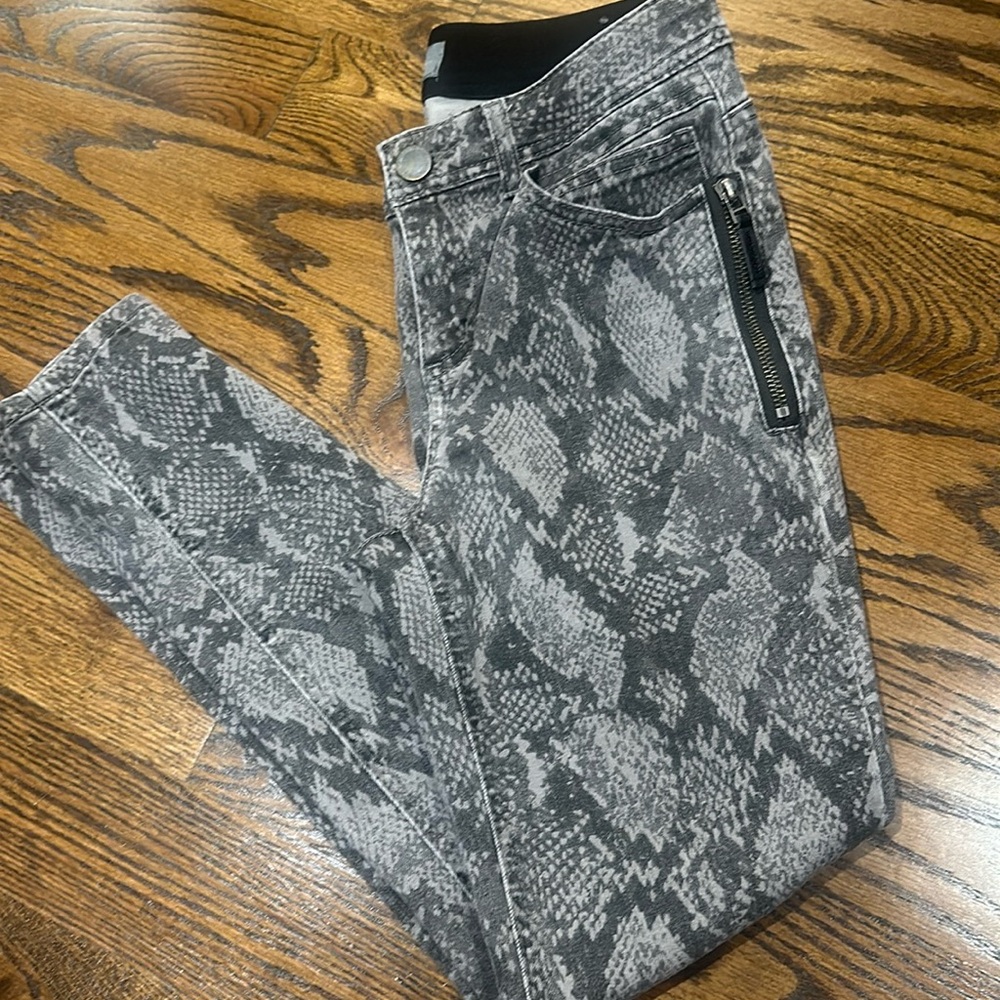 Wit & Wisdom Ab-Solution Patterned Skinny Jeans